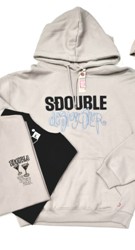 S Double Tee - Time to Relax $69.99
S Double Tee - Oval $69.99
S Double Hoodie - Funky Design $139.99
S Double Cap - Canvas $69.99