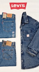 Levis Jean - 516 Straight $119.99
Levis Jean - 578 Baggy $179.99
Levis Jacket - Telegraph $209.99